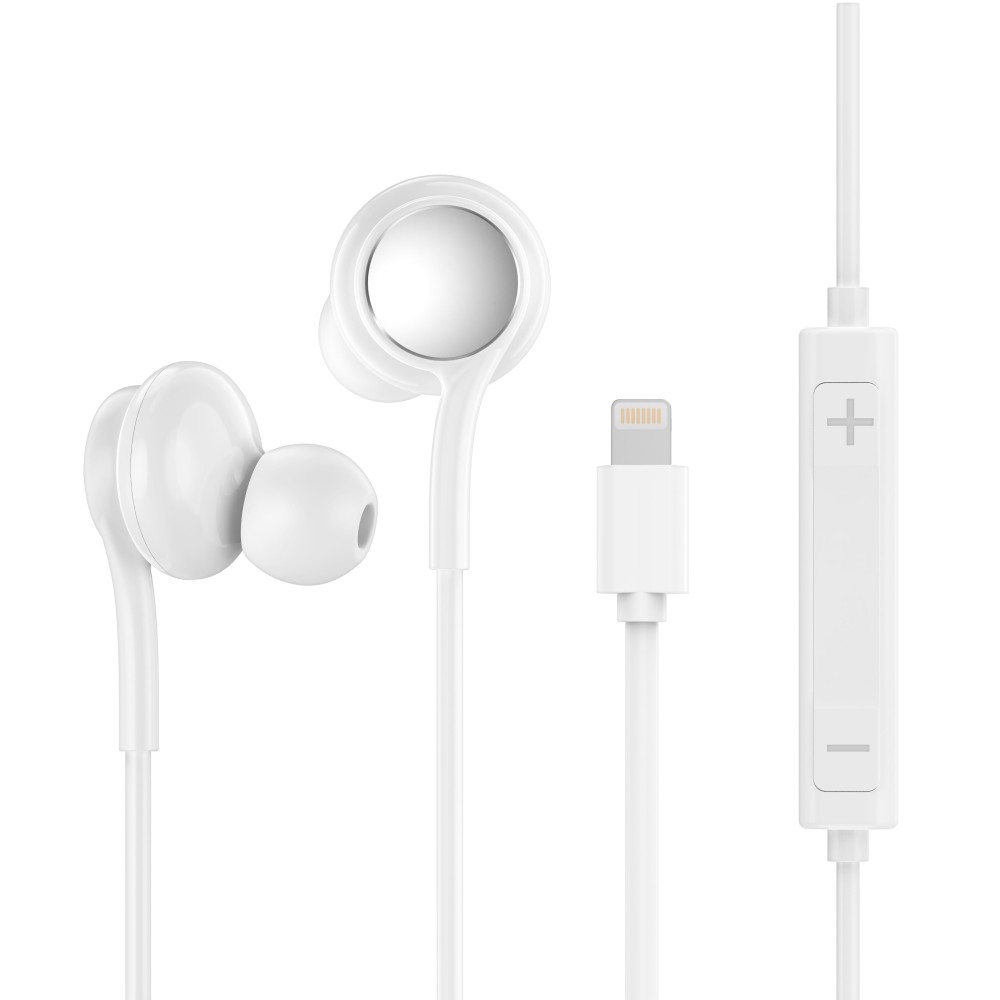 Pop-Up In-Ear Lightning Wired Earphone ER01 White