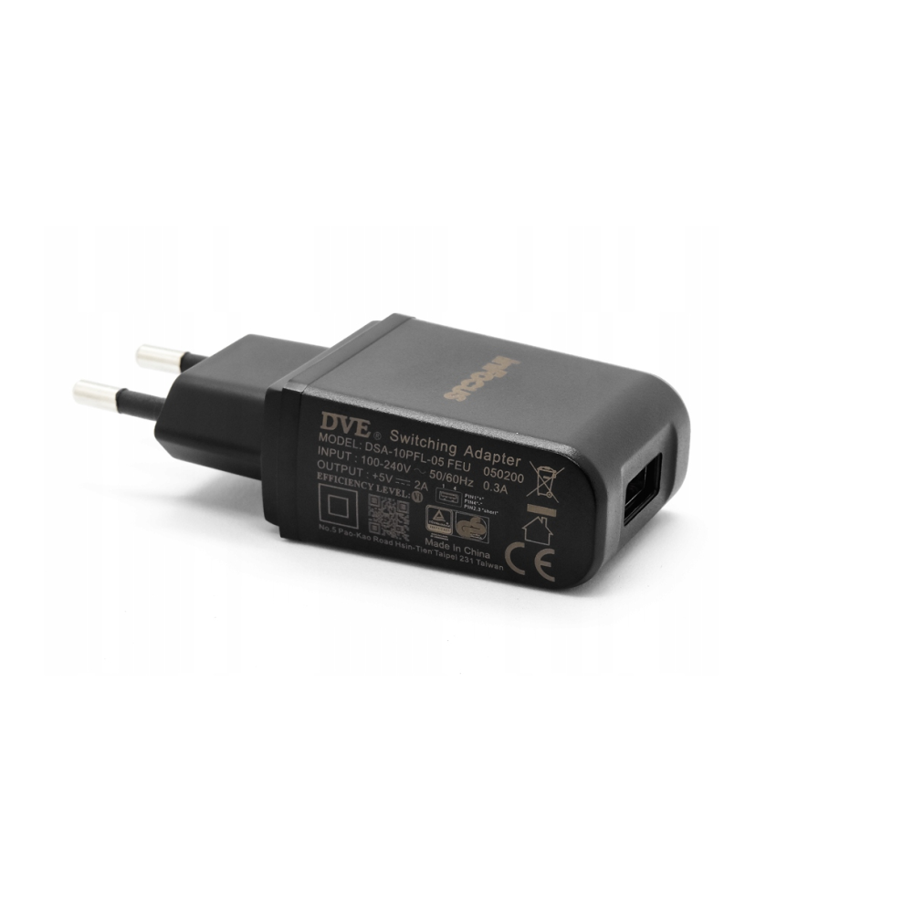 DVE DSA 5PFK-05 FEU Power Adapter 2A Output - Black