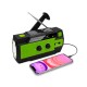 Portable Emergency AM/FM Radio Solar Hand Crank 4000mAh
